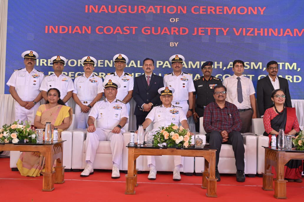Indian Coast Guard Inaugurates New Jetty at Vizhinjam to Boost Maritime Operations