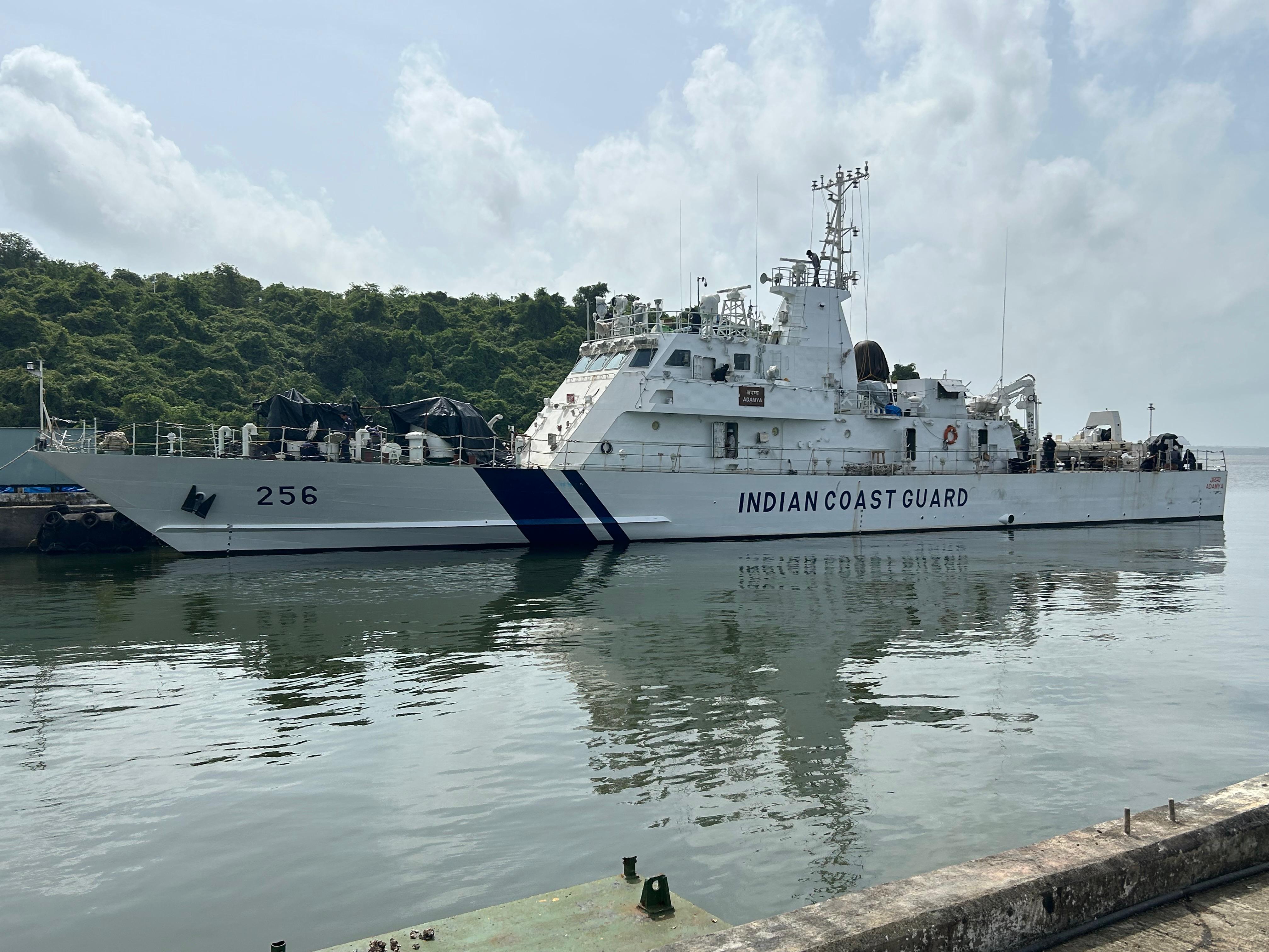 Coast Guard Inducts Goa Shipyard-built ‘Adamya’; First In Series Of Eight Indigenous FPVs