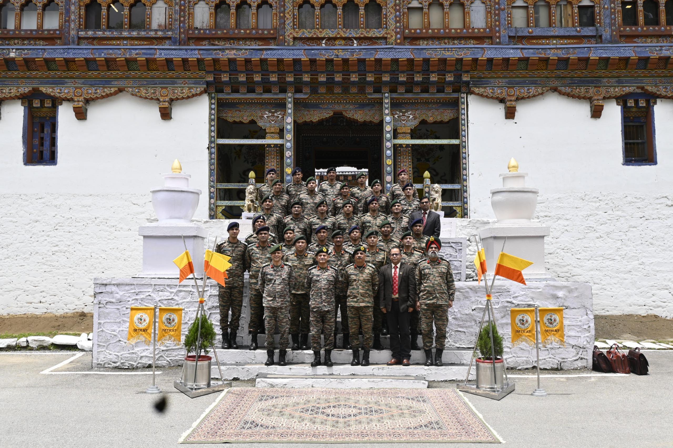 IMTRAT Gen Upendra Dwivedi Bhutan visit