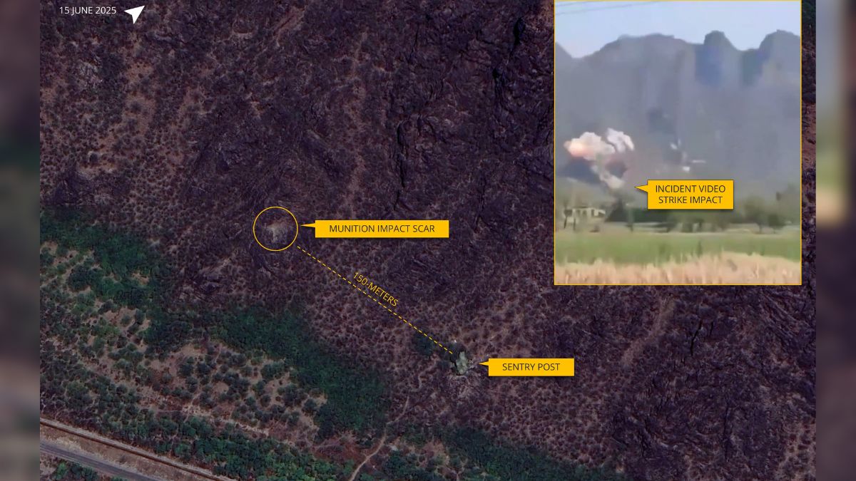 Satellite Images Reveal Damage From Likely Indian Strike Near Pakistan’s Kirana Hills