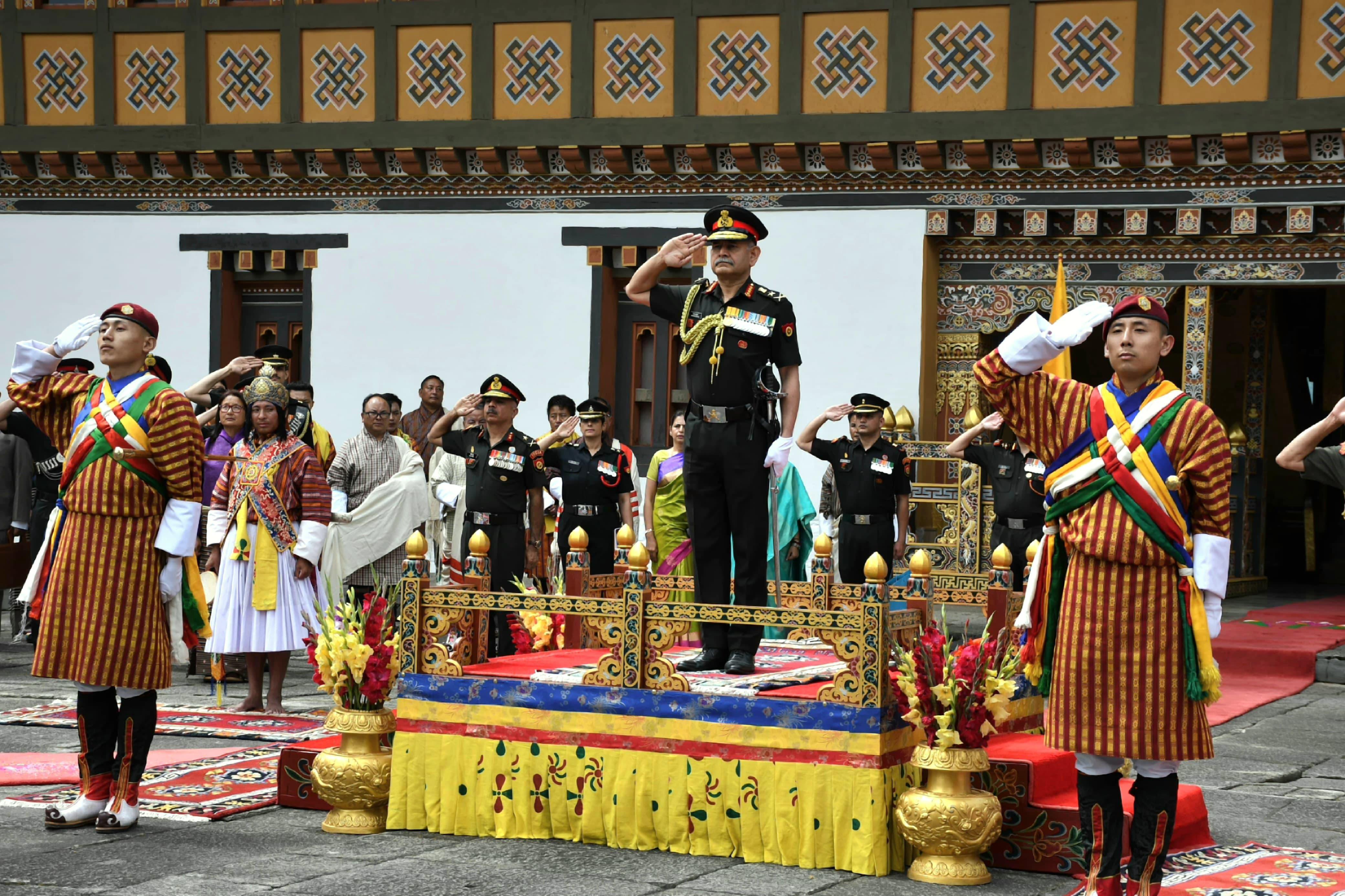 Indian Army Chief Gen Upendra Dwivedi Visits Bhutan | Pics