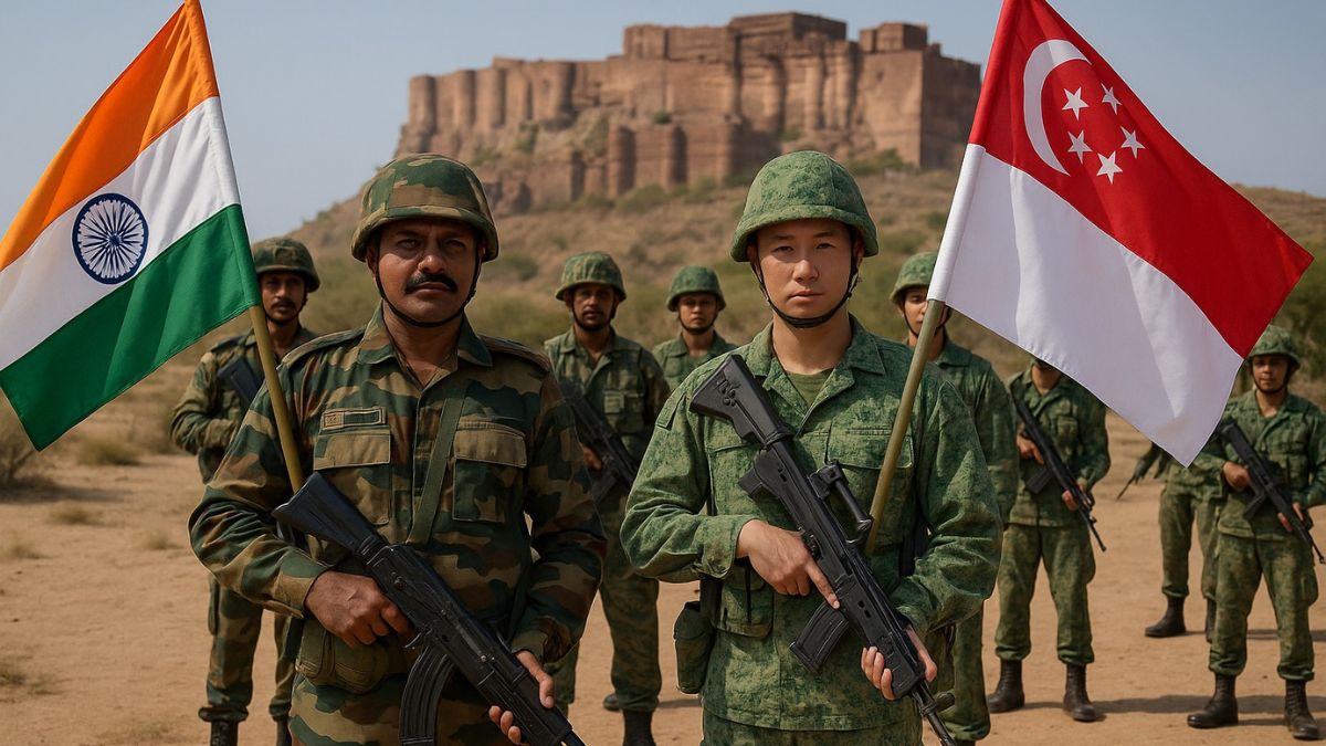 India-Singapore Military Exercise in Jodhpur: Objectives, Details Of Bold Kurukshetra 2025