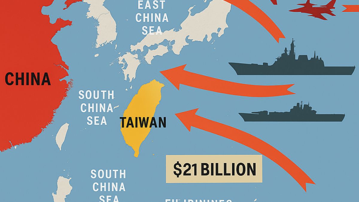 China Spent $21 Billion On Military Drills Near Taiwan And Pacific In 2024: Taipei Estimates
