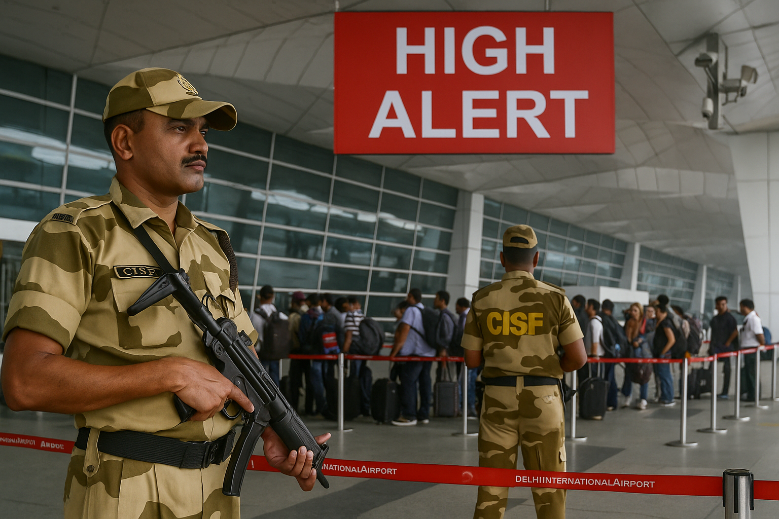 India on High Alert: Airports Tighten Security After Terror Threat Alert