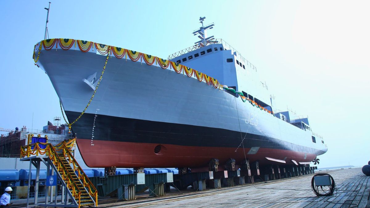 Indian Navy’s Warship Ikshak Delivered: First Survey Vessel With Accommodation For Women Officers, Sailors