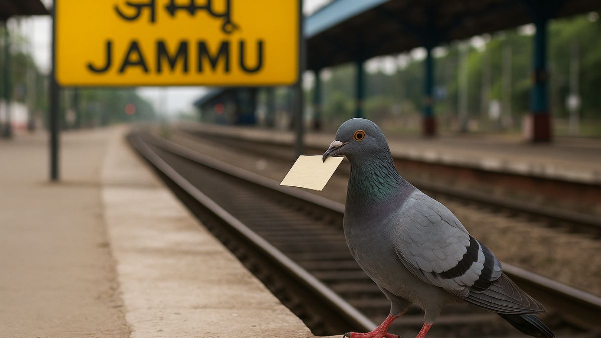 Kashmir Hamara Hai: Pigeon With Chit From Pak Threatens Jammu Station Blast, 4 Months After Pahalgam Attack