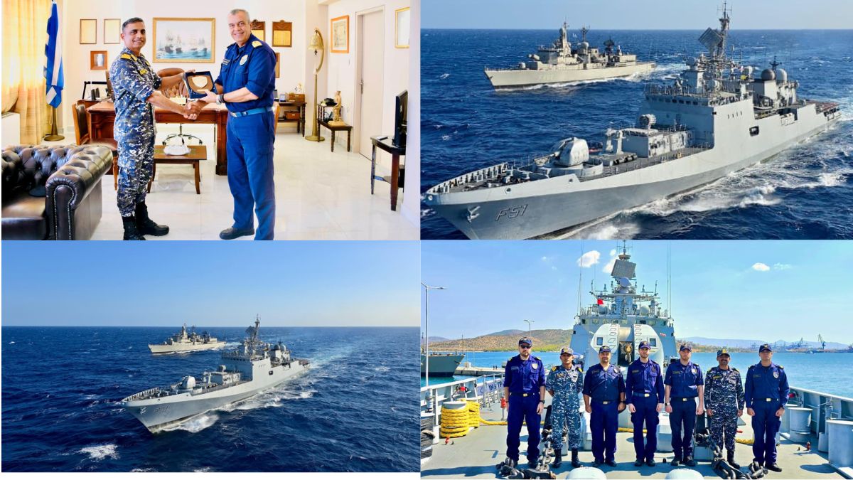 India And Greece Hold First Bilateral Naval Exercise In The Mediterranean