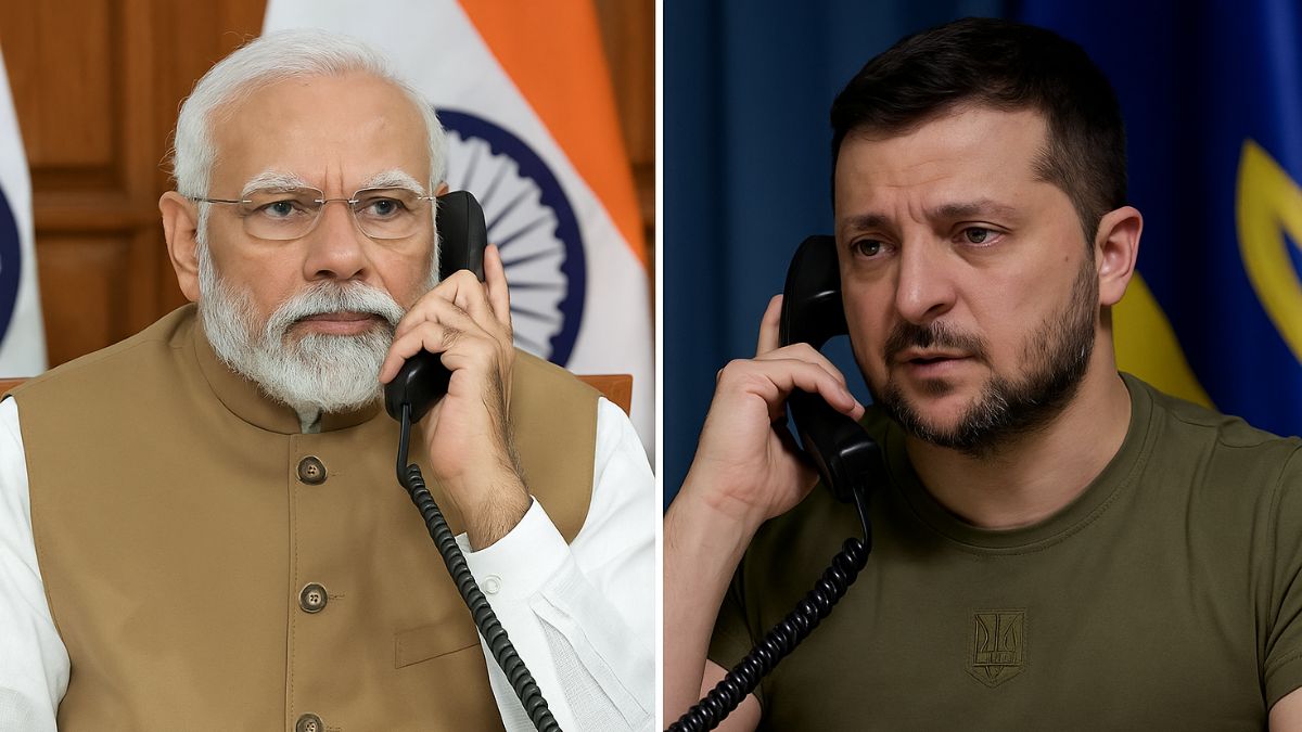 Modi, Zelenskyy Hold Talks Ahead Of SCO Summit; Ukraine Urges India To Signal Peace