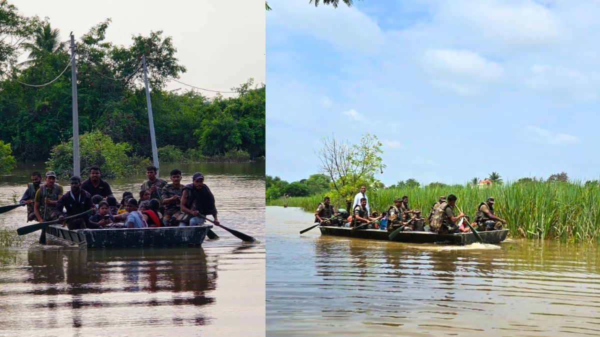 Marathwada Floods: Indian Army At Work; Aviation Helicopters Airlifting Civilians As Floodwaters Rise