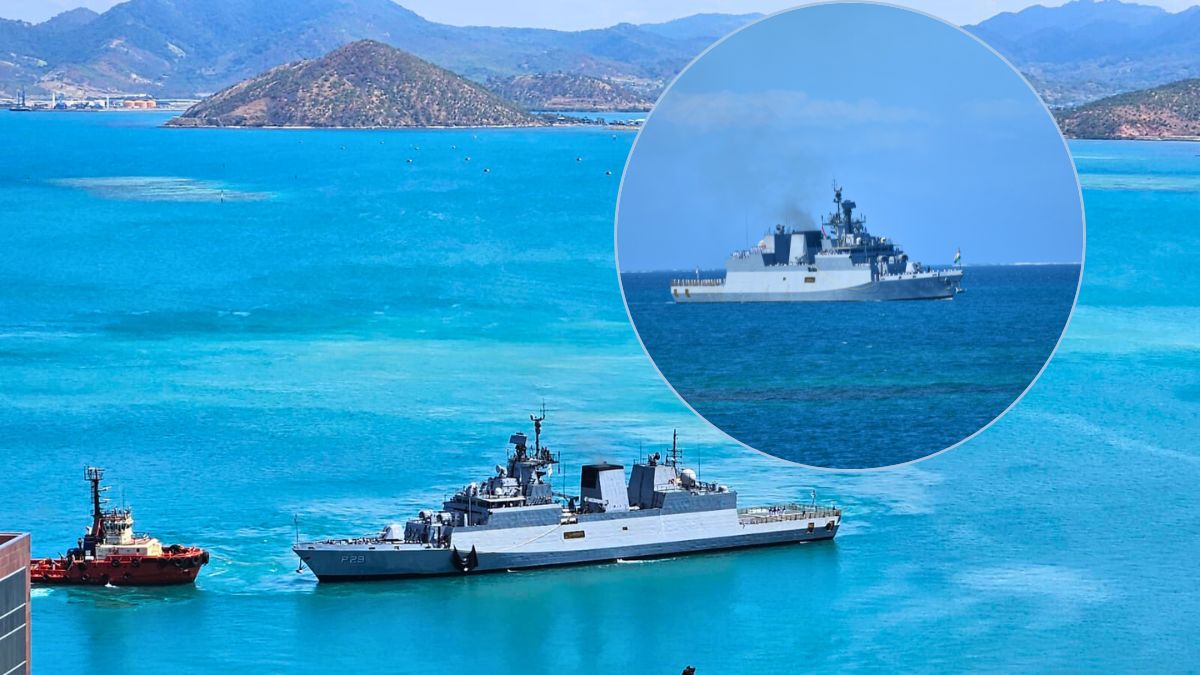 INS Kadmatt Leads 7 Warships From 5 Countries In Fleet Review On Papua New Guinea’s 50th Independence Day