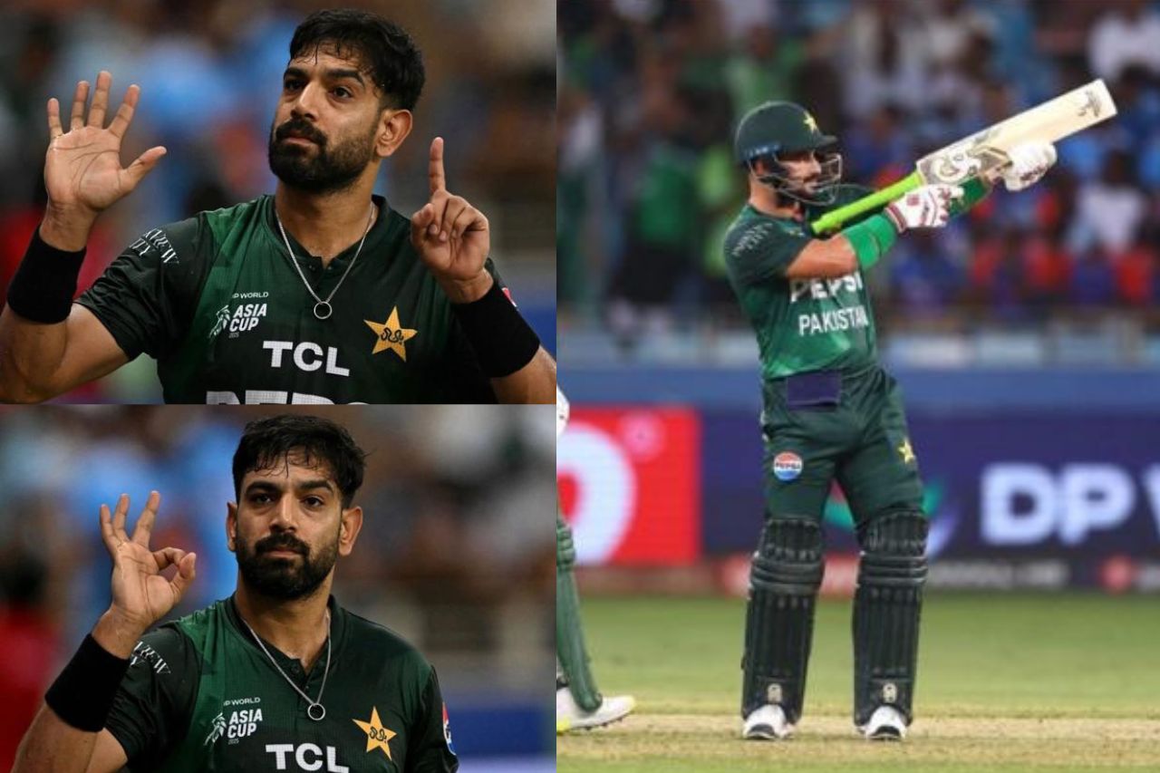 Pakistani Cricketer Rauf Stirs Controversy with Gesture Towards Indian Fans in Asia Cup Clash
