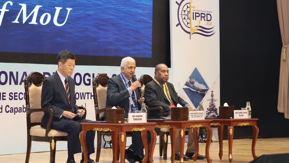 India deepens maritime partnerships: NMF inks MoUs with Japan’s RIPS, Papua New Guinea’s Pacific RBS at IPRD 2025