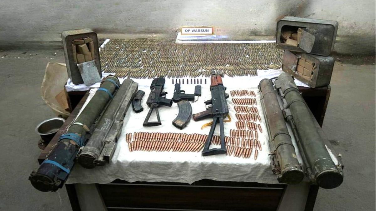 Op Warsun: Terror Hideout Busted In Kupwara, AK Rifles, Rocket Launchers Recovered; Pak Activity In Sialkot?