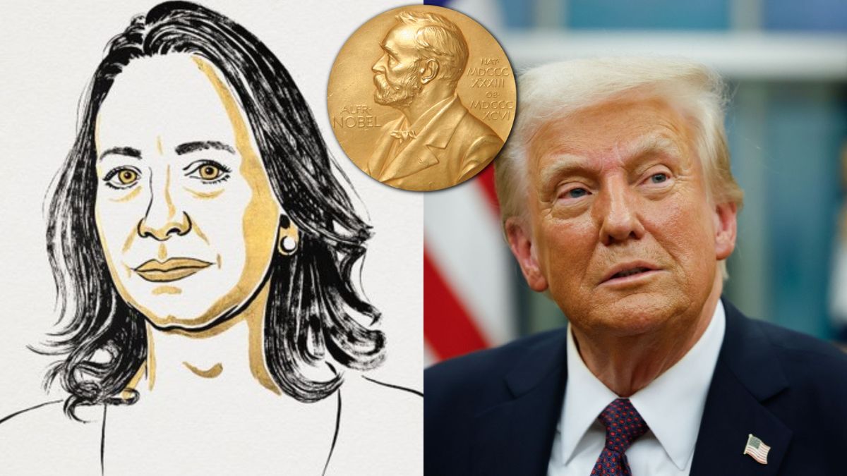 Politics Over Peace? No Nobel But A Mention; Why Winner Maria Corina Machado Dedicated Award To Trump?