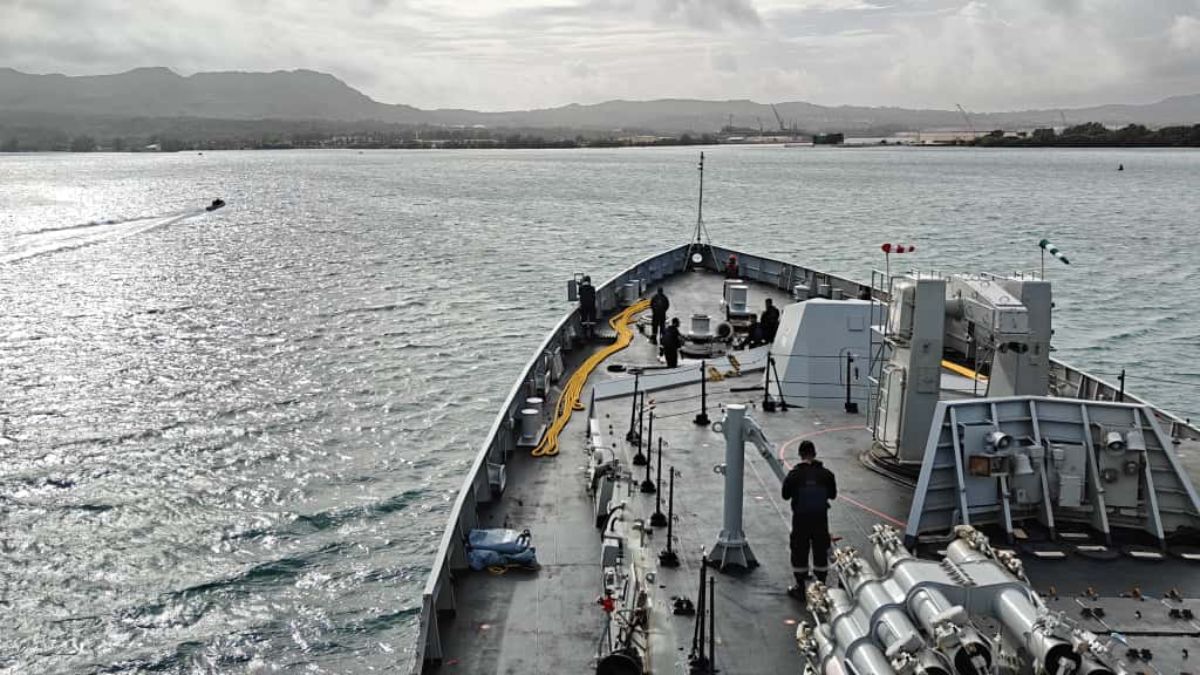 INS Sahyadri Joins Exercise Malabar 2025 In Guam, Showcasing Quad’s Naval Strength & Indo-Pacific Commitment