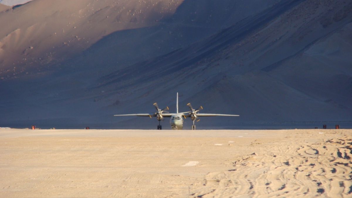 IAF Chief Lands at Newly Operational Nyoma Airbase in C-130J as ‘Poorvi Prachand’ Showcases India’s Mountain Warfare Might