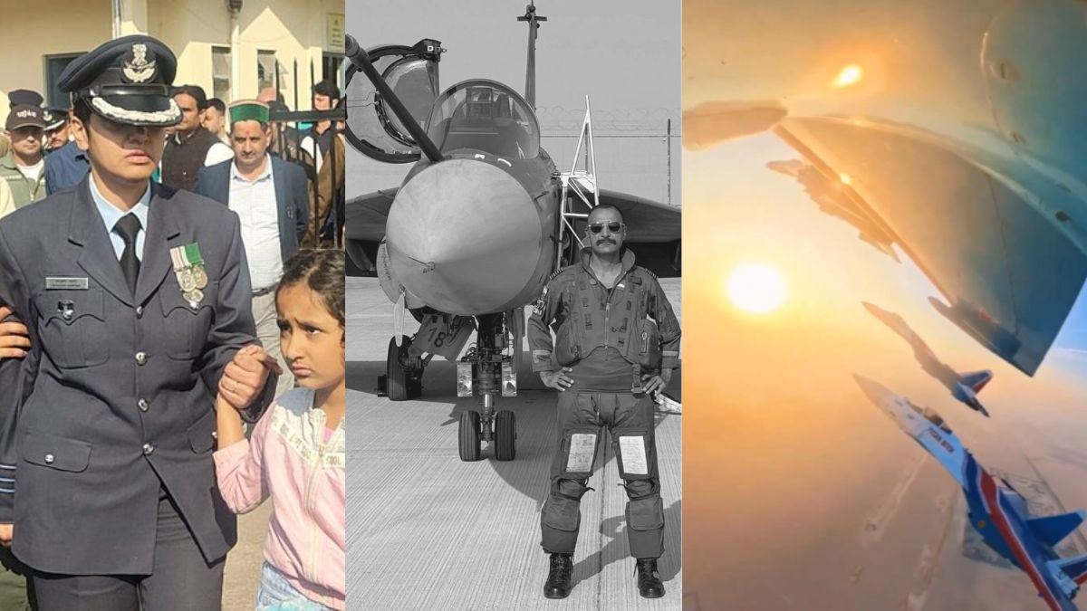Wg Cdr Namansh Syal’s Final Journey: Wife’s Heartbreaking Farewell; Tejas Pilot Cremated With Full Military Honours