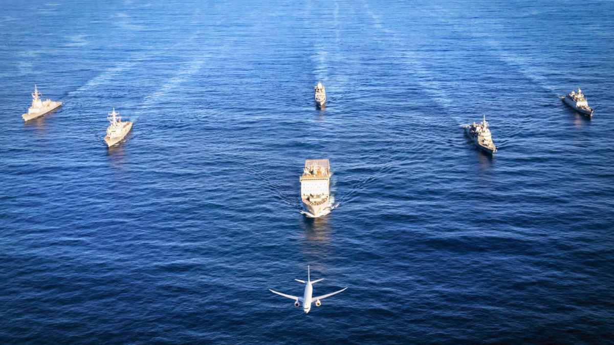 Full QUAD Sets Sail As Exercise Malabar 2025 Brings India, US, Japan, Australia Together | In Pictures