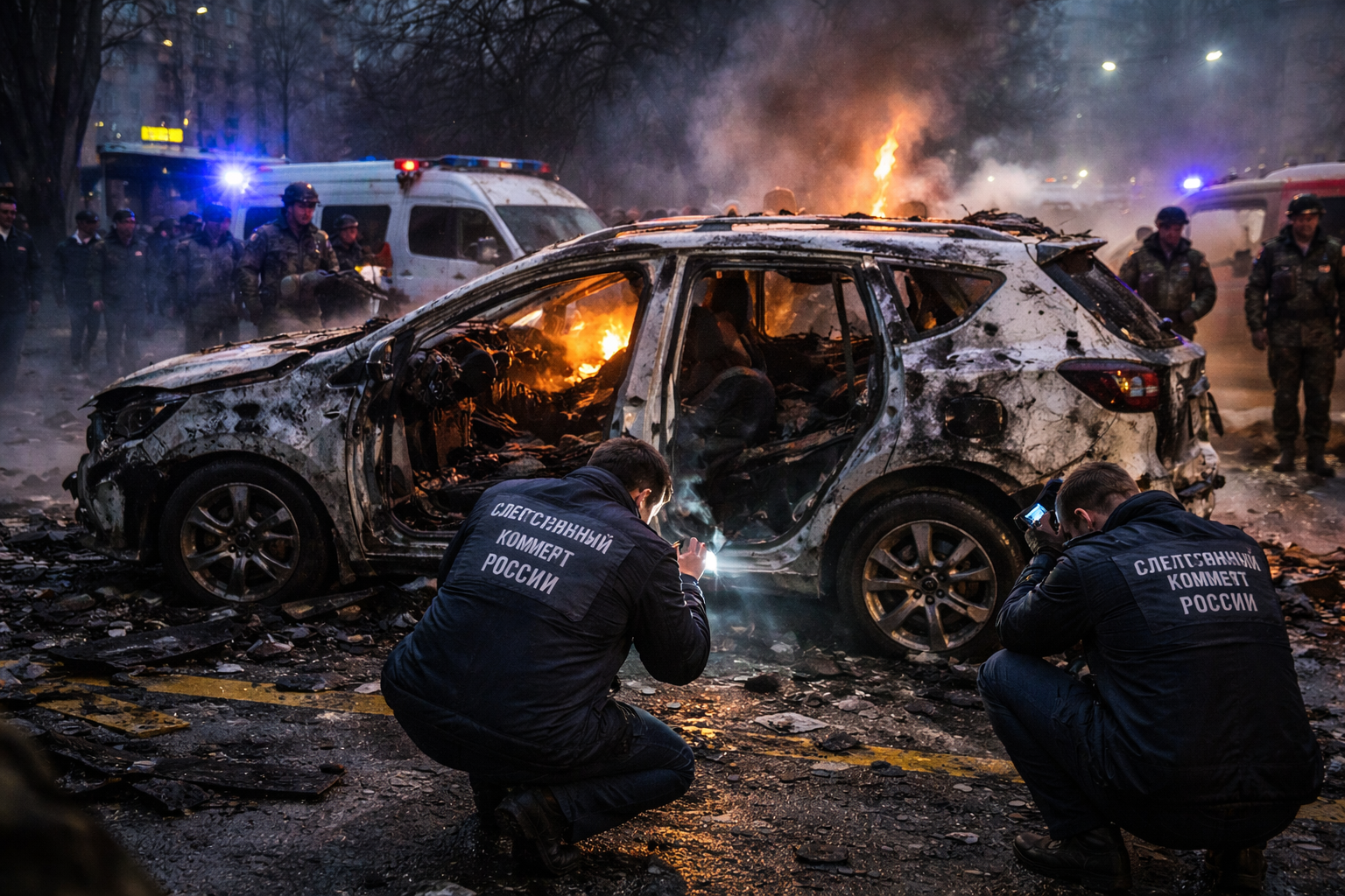 Car Bomb Kills Russian General In Moscow As Investigators Examine Ukraine Link