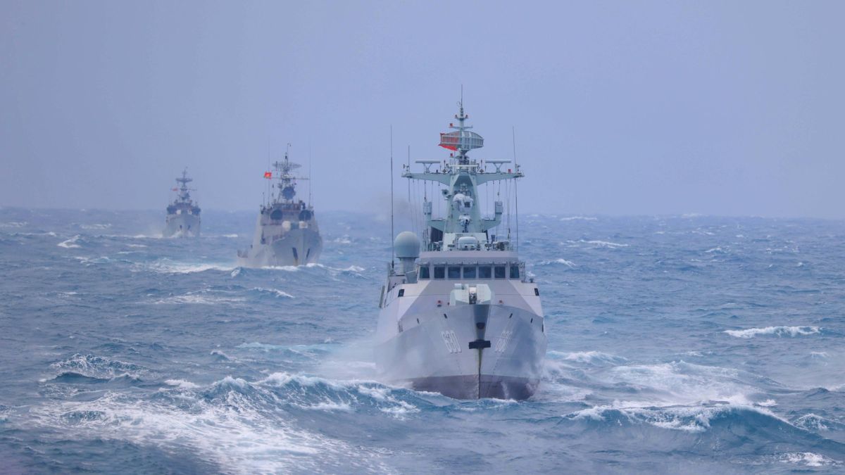 China’s Unprecedented Naval Surge Raises Regional Tensions Amid Frictions With Taiwan, Japan