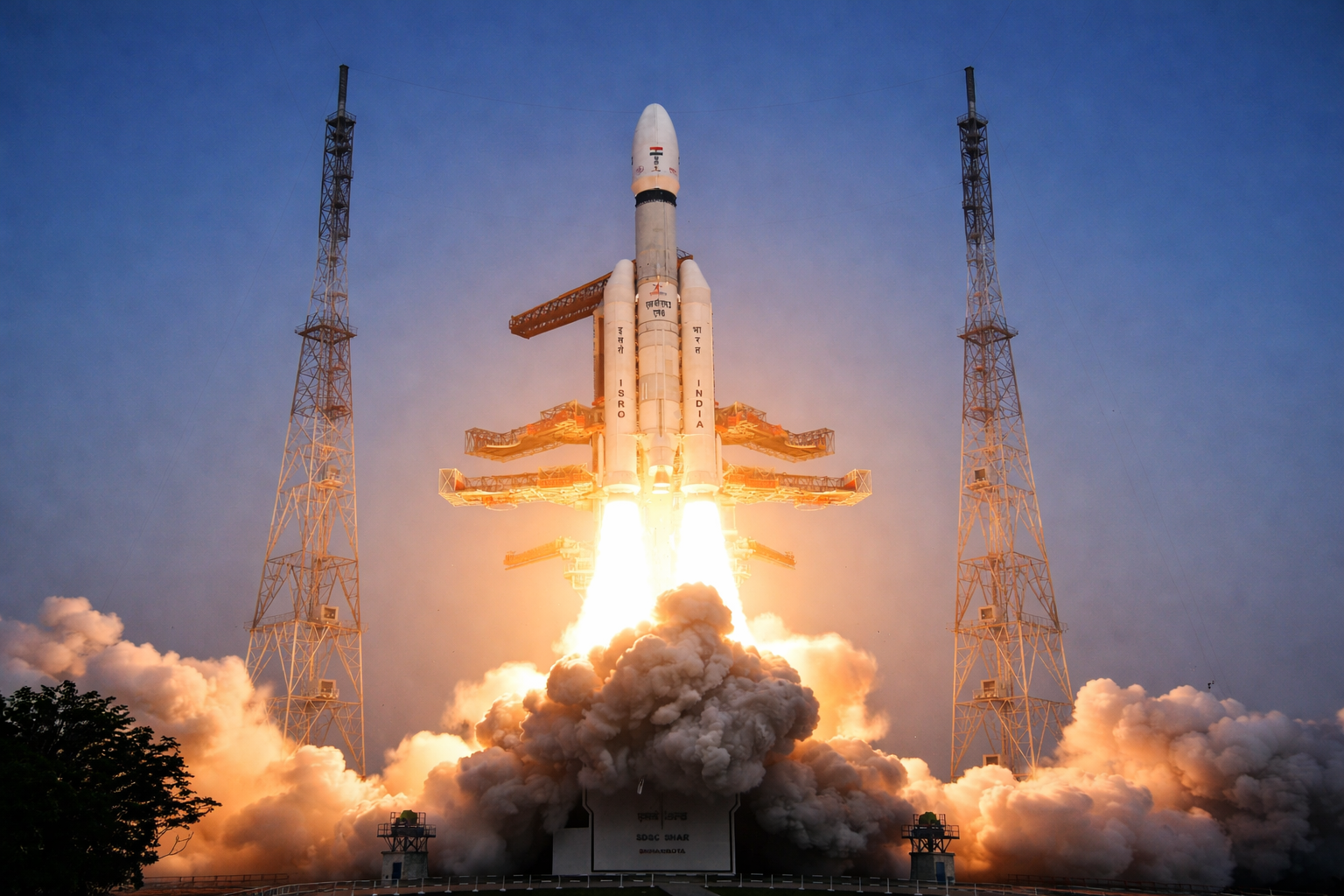 ISRO’s LVM3 Successfully Launches BlueBird Block-2, Sets New Commercial Milestones