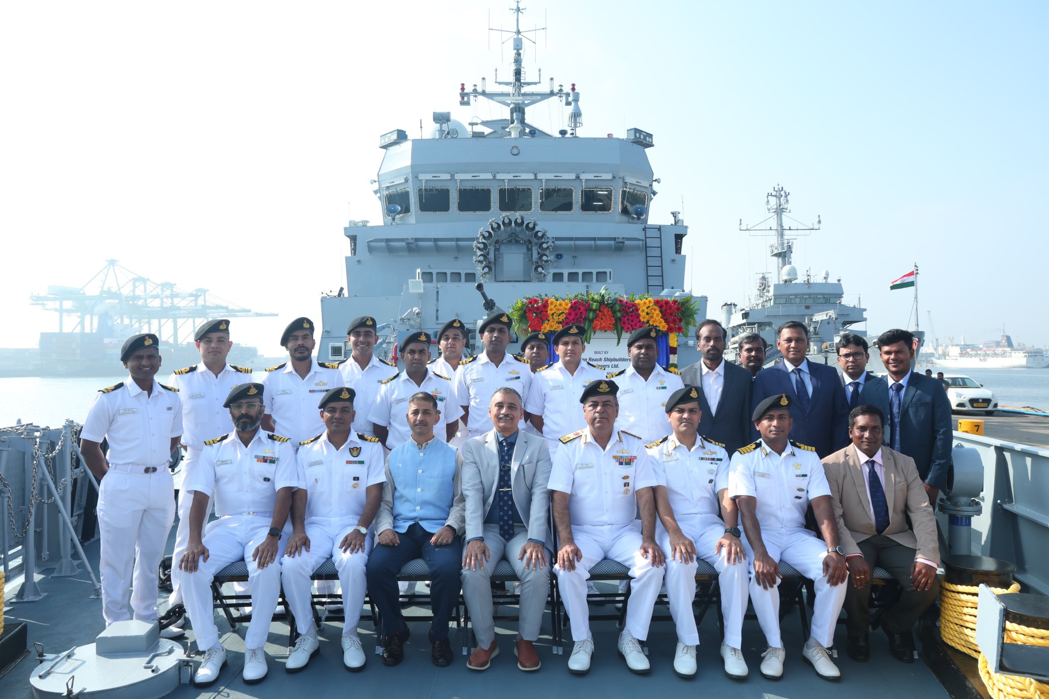 Indian Navy Receives Third Indigenous ASW Shallow Water Craft ‘Anjadip’