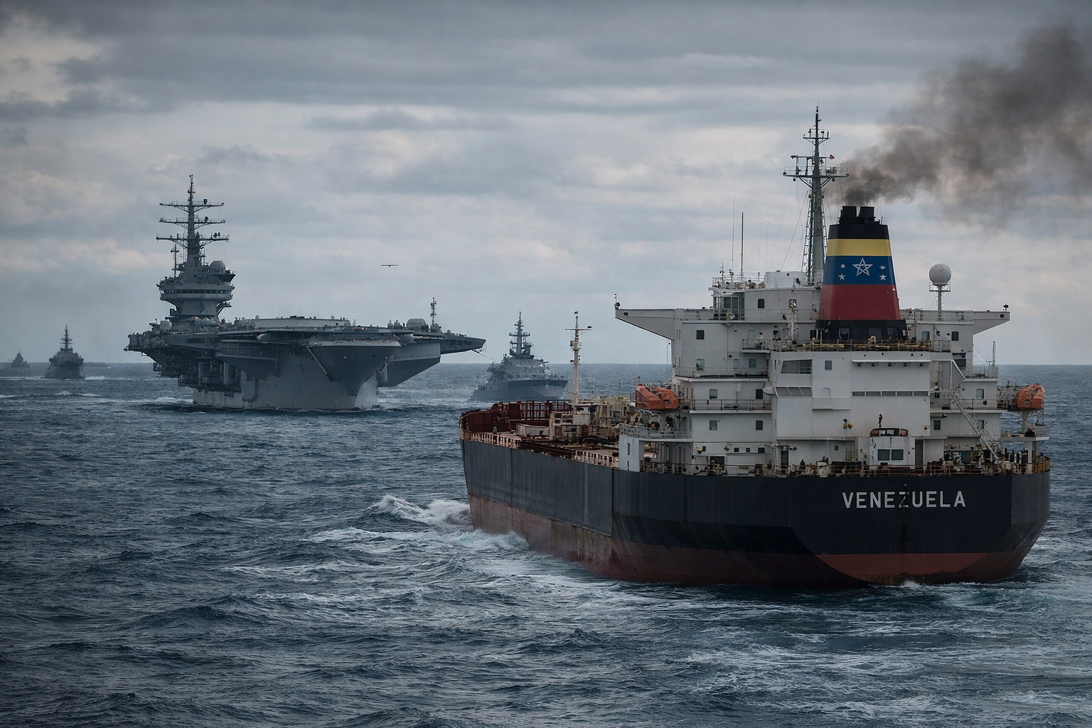 Trump Threatens Naval Blockade Of Venezuela, Claims ‘Largest Armada’ In South America