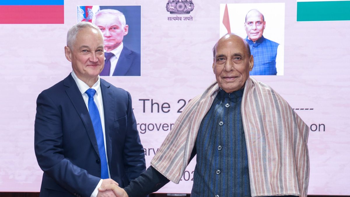 india russia defence ministers meet, 22nd India-Russia Inter-Governmental Commission on Military & Military Technical Cooperation, india russia defence ties, rajnath singh Andrei Belousov meeting