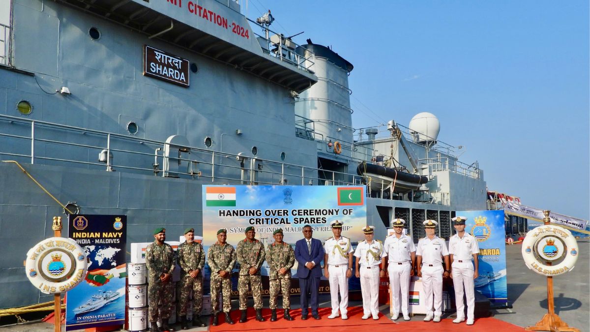 India Hands Over Key Spares To Maldives Coast Guard Ship Huravee, Deepens Defence Ties Amid Maritime Security Push
