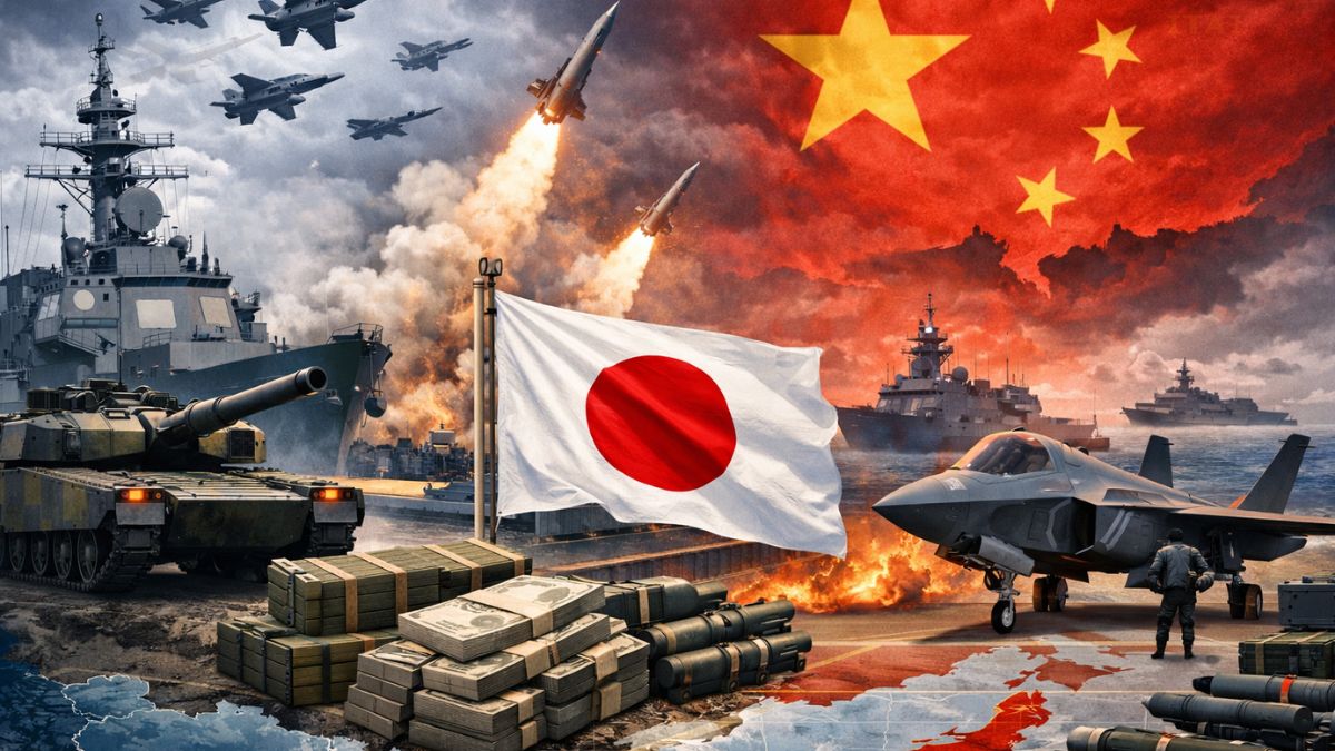 Japan Unveils Record Defence Budget Amid China Tensions; 4th Year Of 5-Year Program To Double Annual Arms Spending