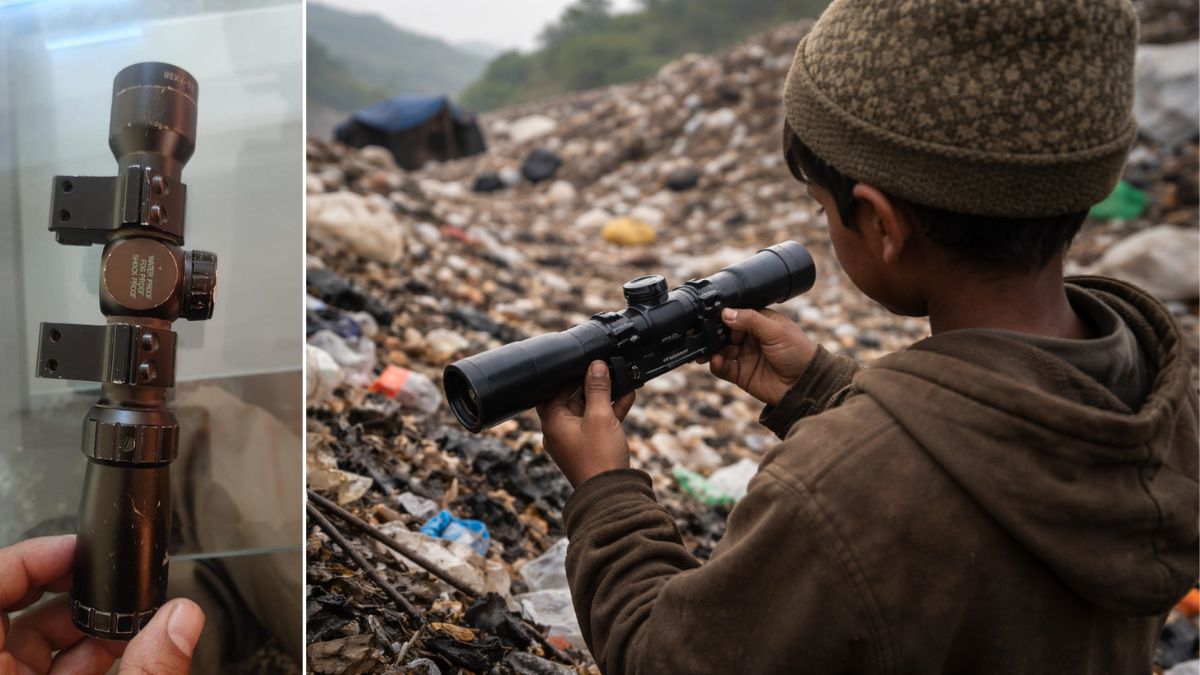 Jammu Kid Finds Chinese-Made Rifle Scope In Garbage Dump Near NIA Office, Security Agencies Launch Probe