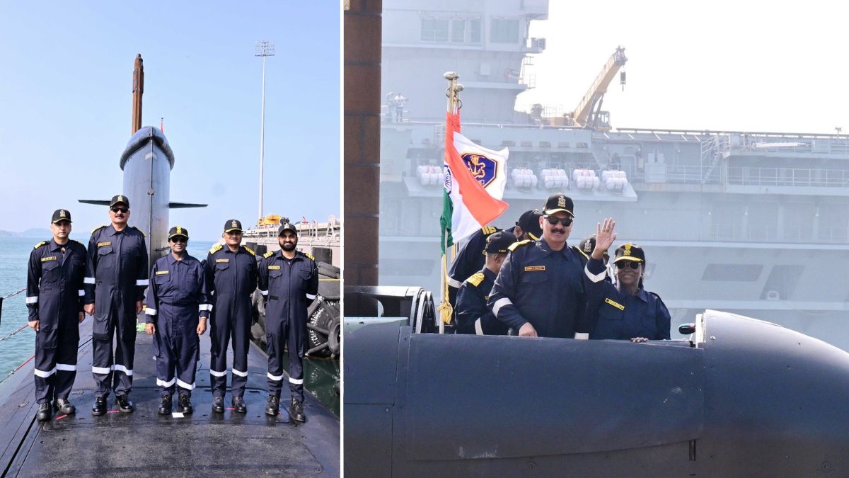 In Pics: President Murmu Dives Aboard INS Vaghsheer, Second After Dr Former President APJ Abdul Kalam