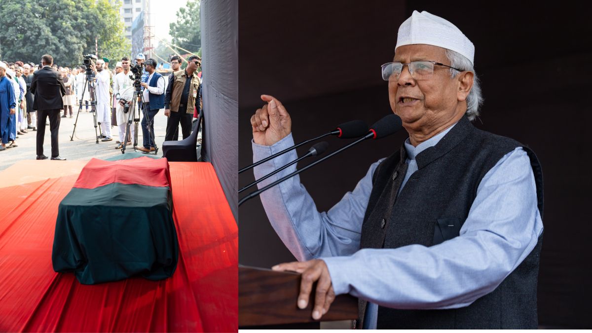 Not Bow Before Anyone: Muhammad Yunus Vows To Follow Osman Hadi’s Ideals At His Funeral; Bangabandhu Hall Renamed