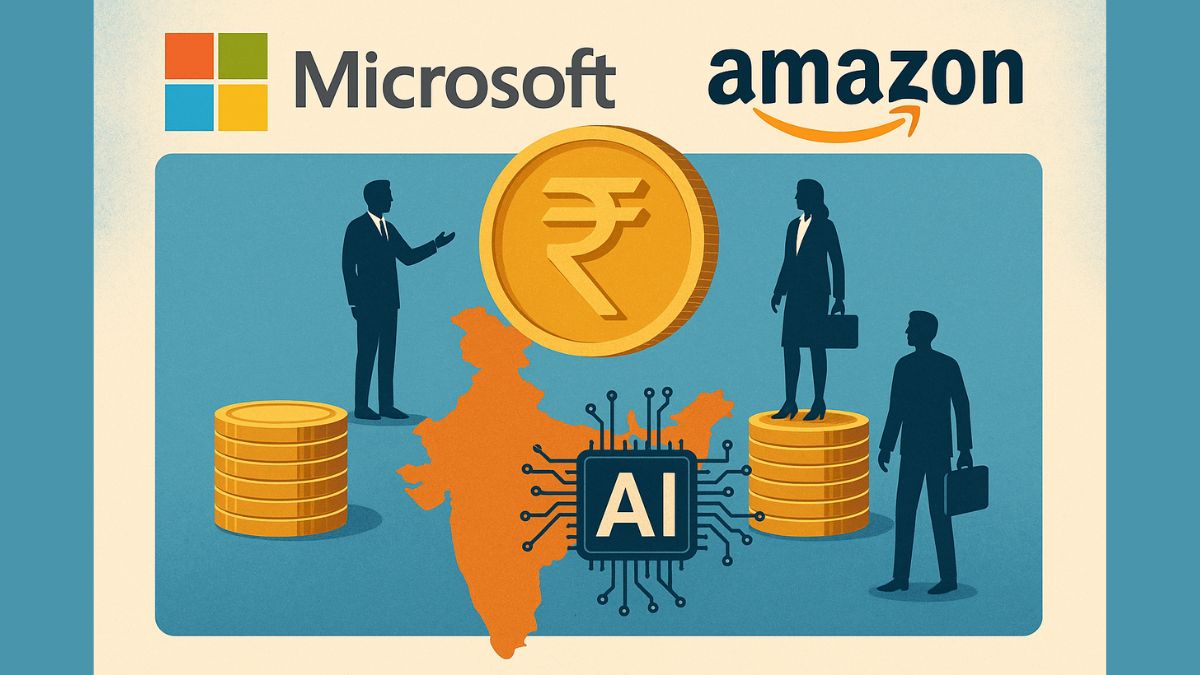 Global Tech Titans Bet Big On India: Microsoft, Amazon Unveil Mega AI Investments Worth Over $50 Billion