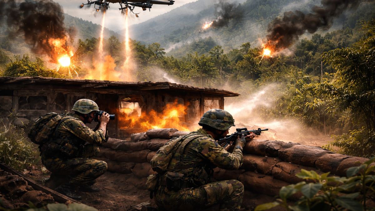 First-Ever Drone Strike by Banned Meitei Insurgent Group from Myanmar Injures Assam Rifles, Raises Fresh Security Alarm in Manipur