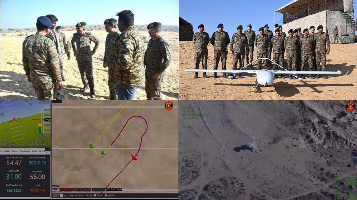 Indian Army Tests Indigenous 100-km Electronic Warfare-Resilient Drone In Rajasthan, Boosting Self-Reliance Push