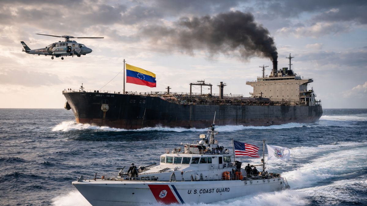 US Coast Guard Pursues Sanctioned ‘Dark Fleet’ Tanker Near Venezuela Amid Rising Tensions