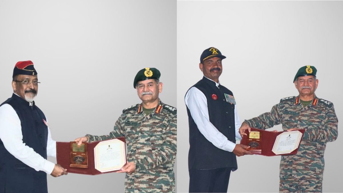 Army Chief General Dwivedi Honours 5 Veterans For Outstanding Service Beyond Uniform