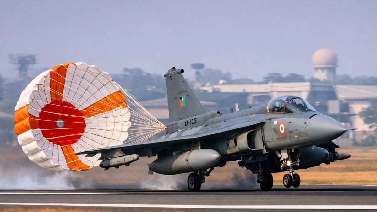 India Inducts Indigenous Hybrid Brake Parachute To Boost LCA Tejas Landing Safety