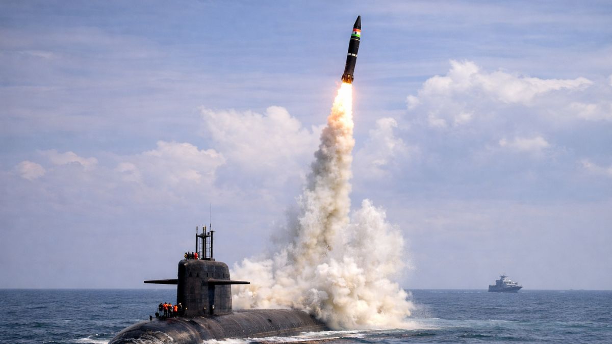 India Test-Fires 3,500-Km Range K-4 Missile From INS Arighaat, Boosting Sea-Based Nuclear Deterrence