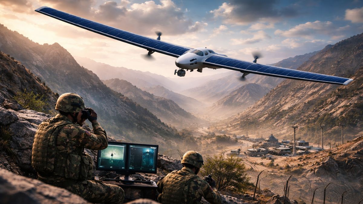 Indian Army Picks Solar Energy: Deal For Long Endurance Surveillance Drone Signed With NewSpace