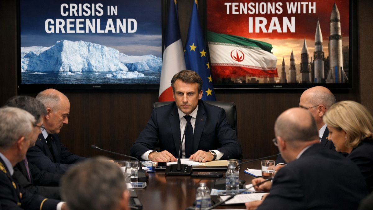 Macron Holds Emergency Meeting Amid Iran Protests, Greenland Issue: France To Boost Military Presence In Nuuk