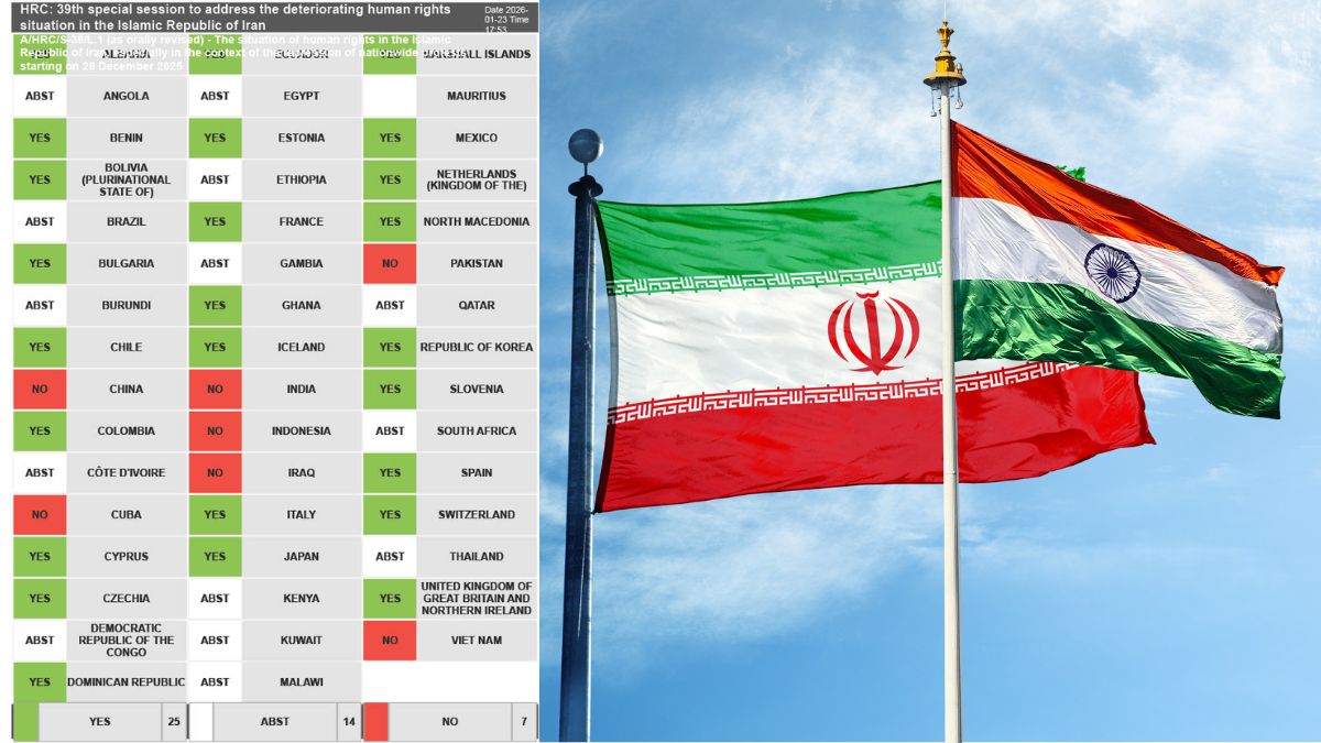 Reflects India’s Commitment To Justice: Iran Ambassador Thanks New Delhi For Voting Against UN Resolution On Iran