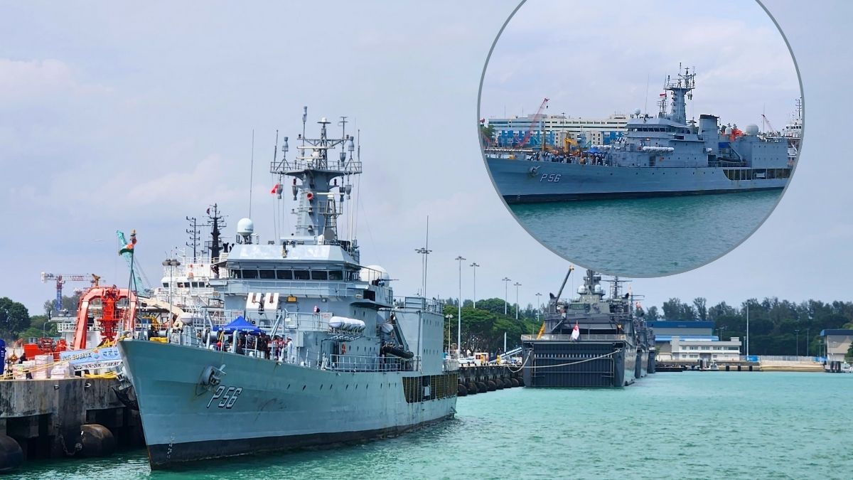 Navy’s First Training Squadron 1TS Drops Anchor In Singapore, Reinforcing ASEAN Maritime Ties As India Chairs IONS