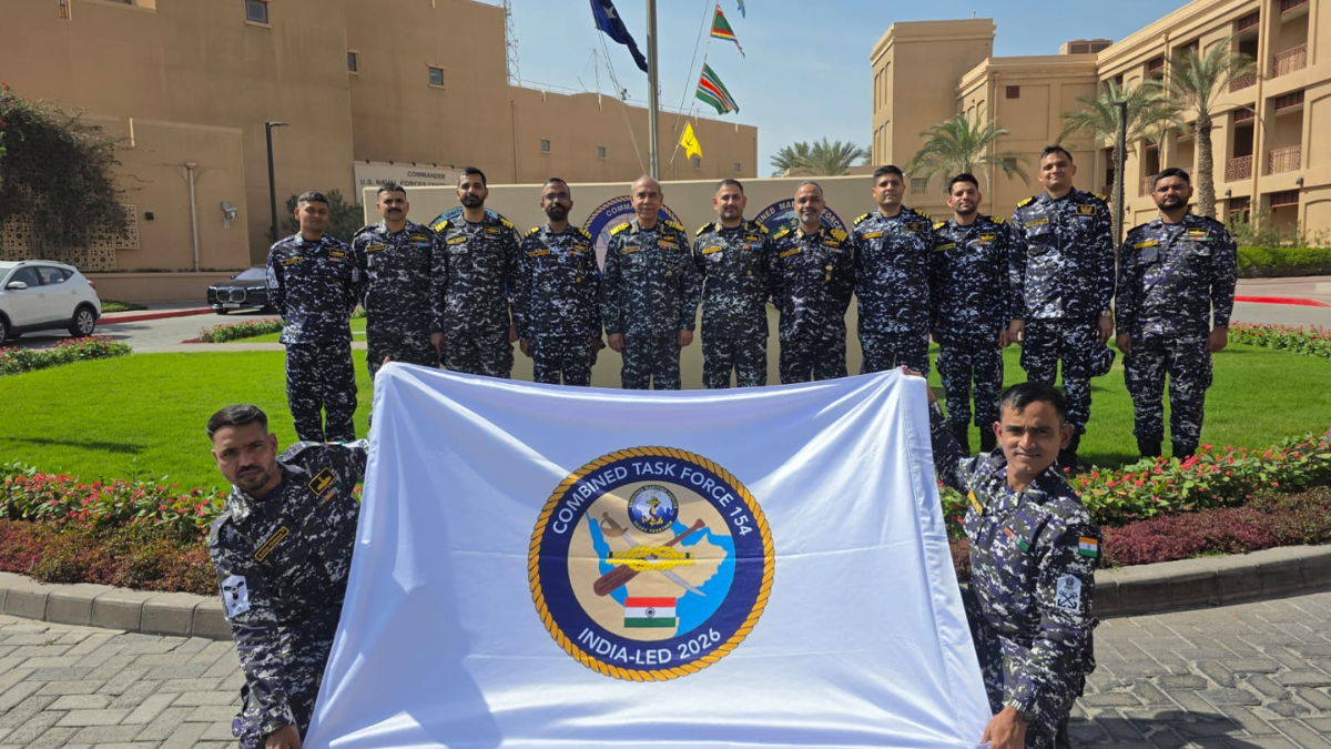 Indian Navy Assumes First-Ever Command of Combined Task Force 154