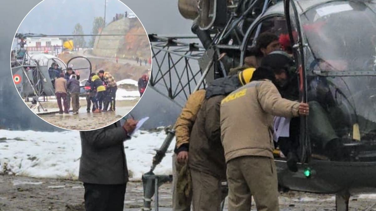 WATCH: IAF Braves Snow, Low Visibility To Airlift Elderly Woman In Life-Saving Mission In Himachal Pradesh