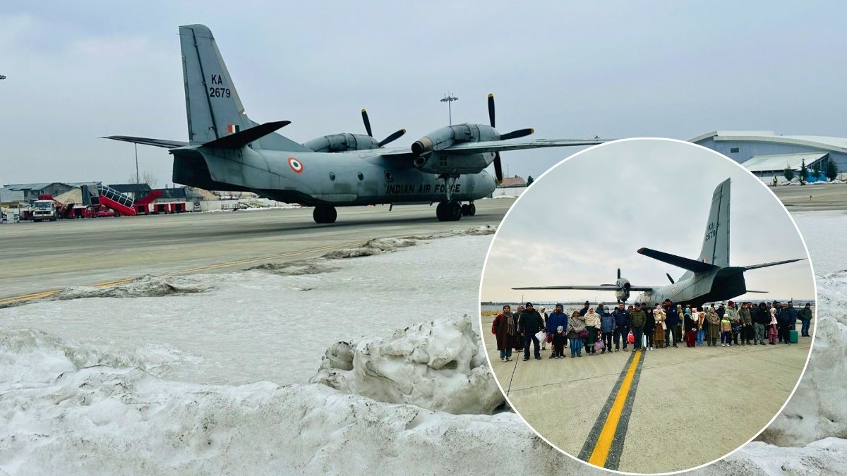 IAF’s Winter Lifeline Returns As AN-32 Kargil Courier Service Reconnects Ladakh; 82 Passengers Airlifted On Day 1