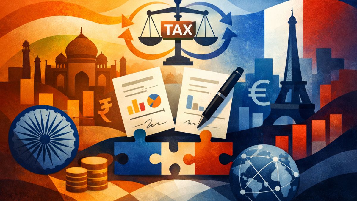 India France tax treaty amendment 2026, india france tax treaty amendment, india france double taxation, India France DTAA protocol update, India France 1992 treaty, MFN clause removal India France, Capital gains tax India France treaty, Dividend tax India France new rates, Service Permanent Establishment India France, Fees for technical services tax update, India France double taxation avoidance agreement, Cross-border taxation India France, NRI investment tax rules France India, India France exchange of information tax, Macron India visit tax treaty, CBDT India France tax update