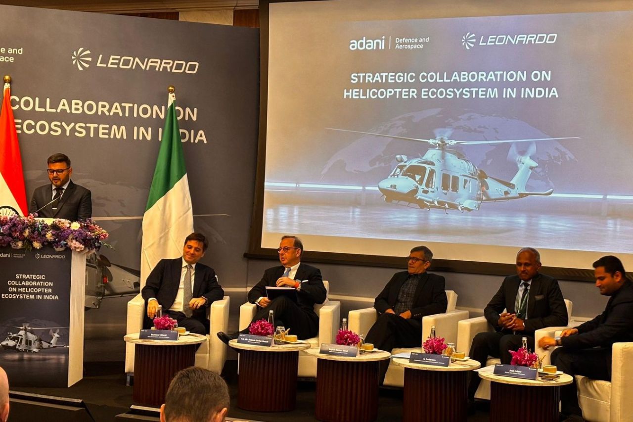 Adani Signs MoU With Italian Leonardo To Bid For Indian Military Helicopter Tenders