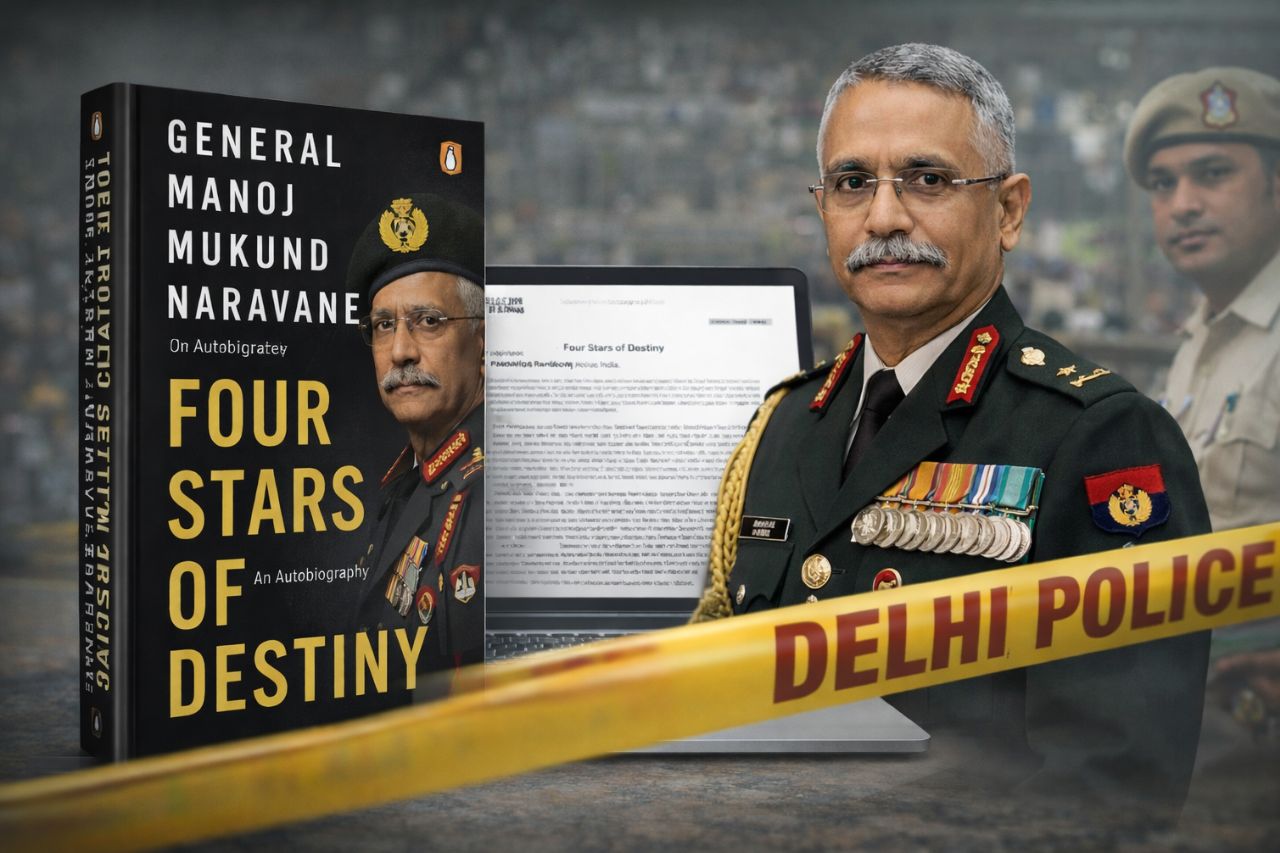 Delhi Police Files FIR Over Leak Of General Naravane’s Unpublished Book